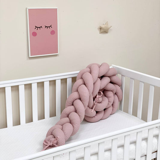 Tresse de lit en tissu gaufré 1,2m