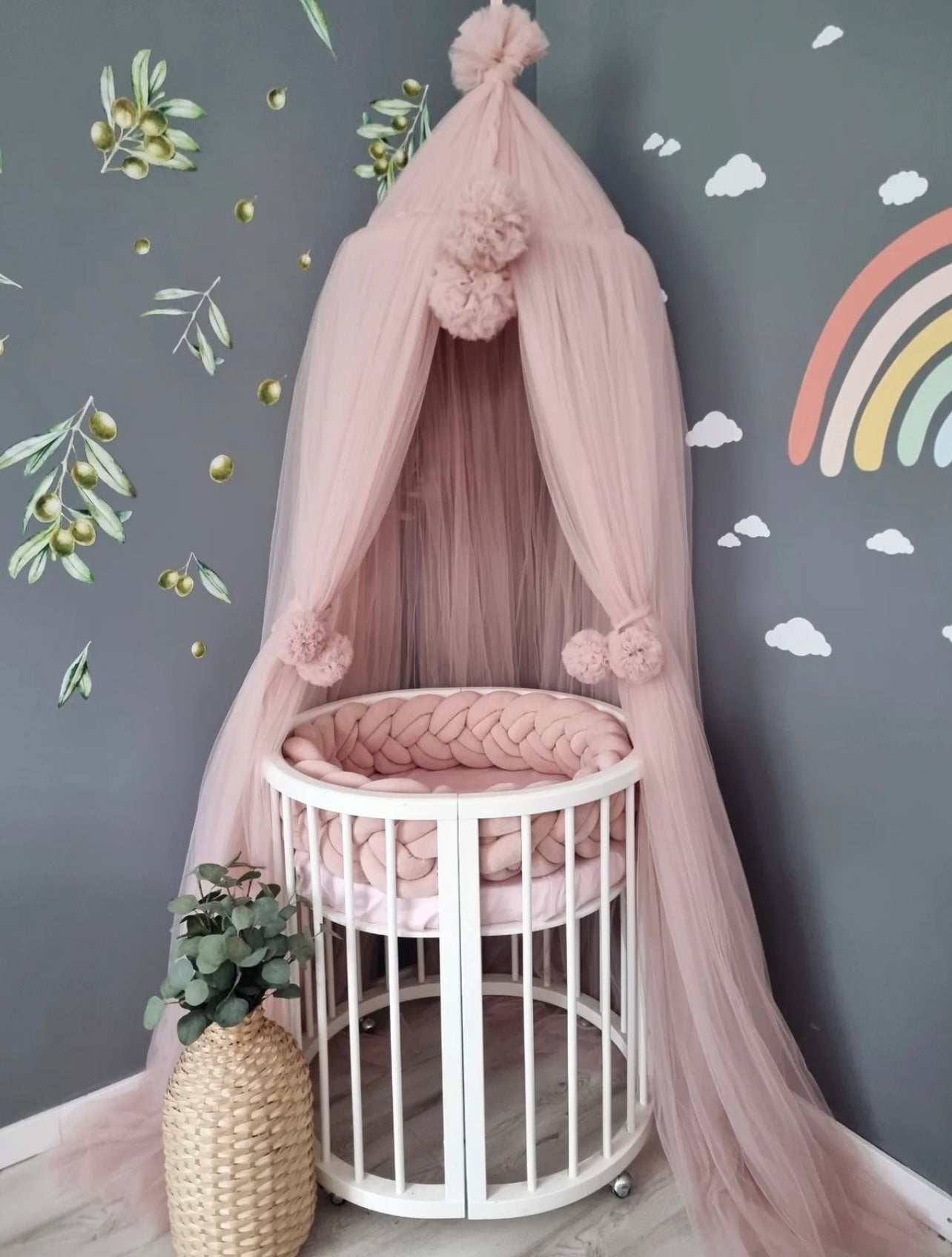 CIEL DE LIT /BALDAQUIN de tulle