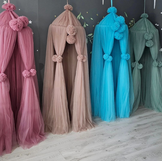 CIEL DE LIT /BALDAQUIN de tulle