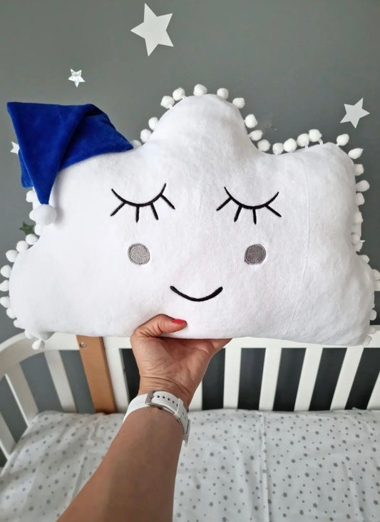 COUSSIN en forme de nuage avec Chapeau