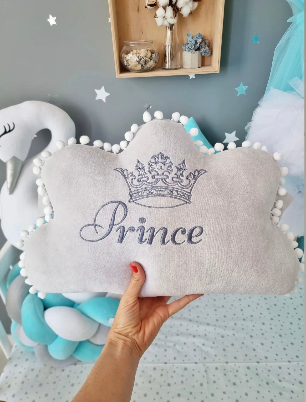 COUSSIN personnalisé en forme de Nuage