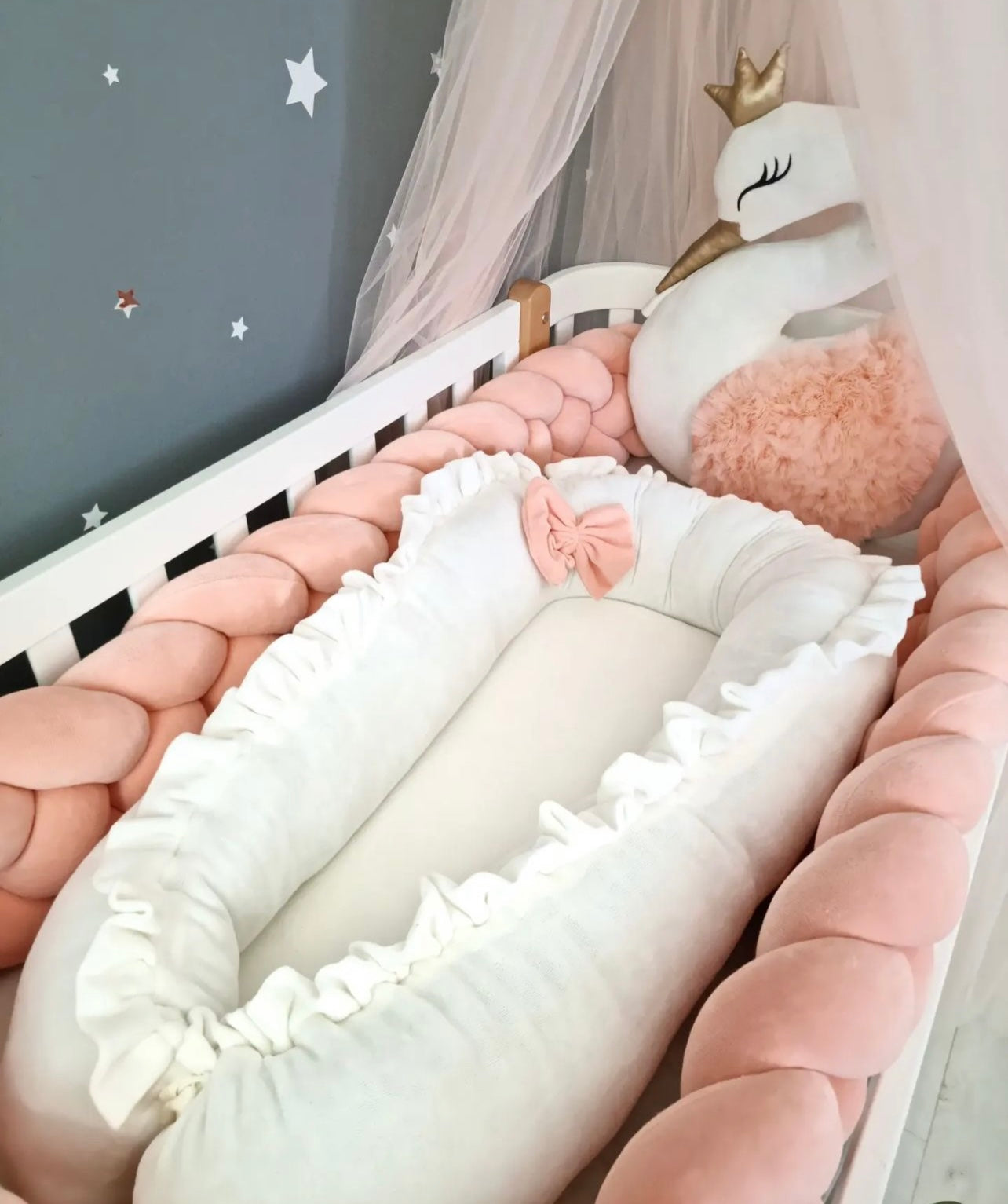KIT COMPLET pour lit bébé couleur Pêche – BabyBoom