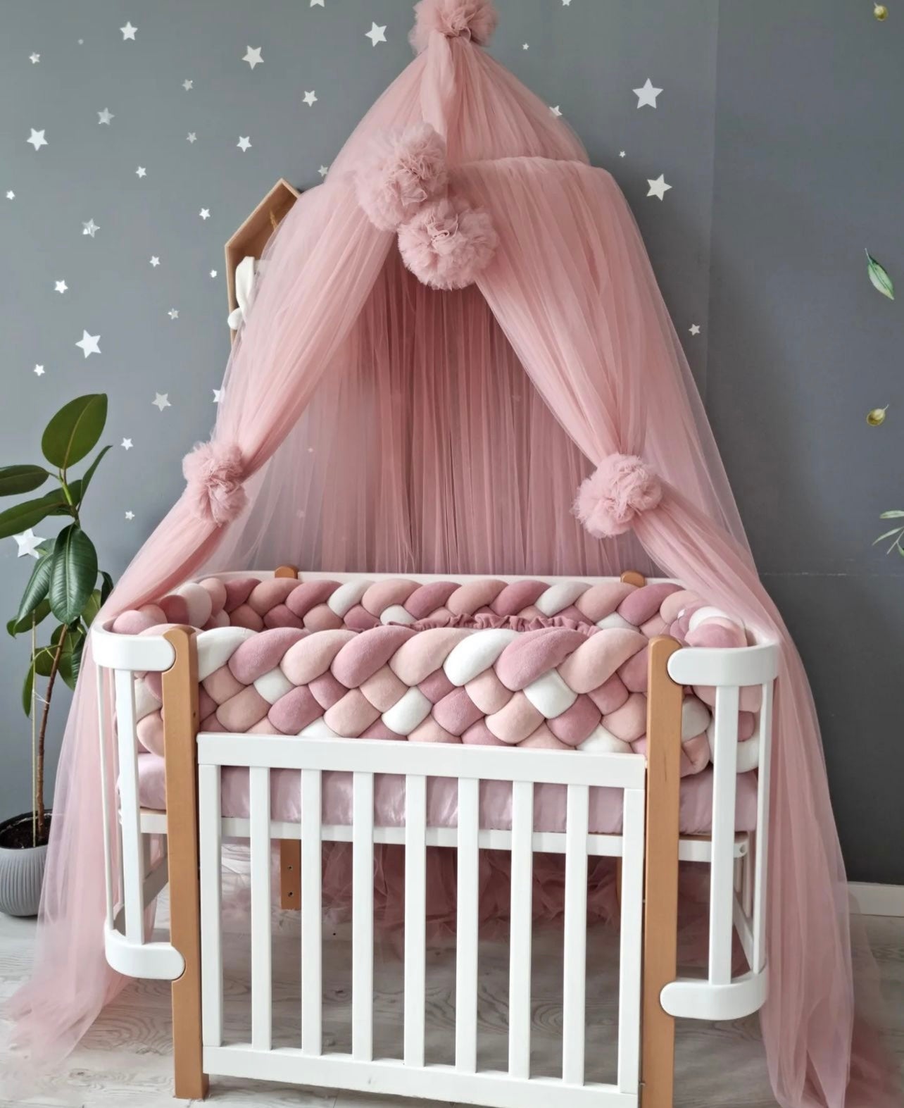 KIT COMPLET pour lit bébé couleur Pêche – BabyBoom